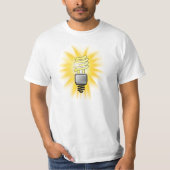 CFL-spaarlamp T-shirt (Voorkant)