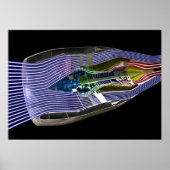 CFM56-5 Turbofan Jet Engine Poster (Voorkant)