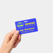 CFMC Horizontaal oproepteken en naam badge (Handheld)