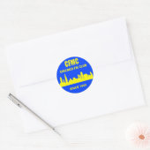 CFMC Ronde Logo Stickers (twee maten) (Envelop)