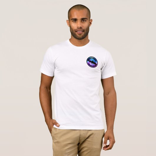 CFMM Mountain Stream noorderlicht T-shirt (Voorkant volledig)