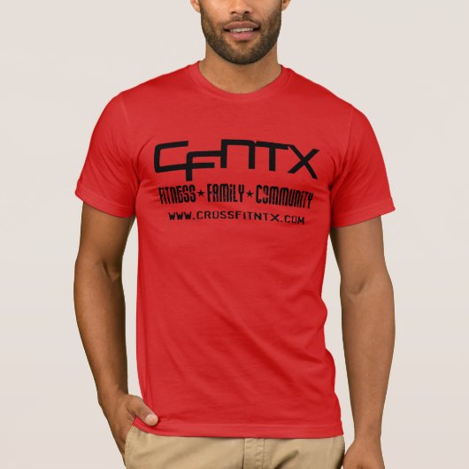 CFNTX - rood T-shirt (Voorkant)