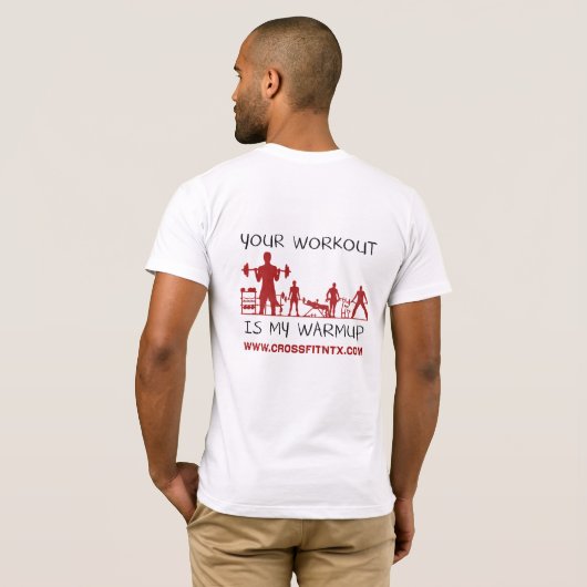 CFNXT Warmup - wit T-shirt (Achterkant volledig)