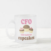 CFO Chief Finance Officer Gift Matglas Koffiemok (Links)