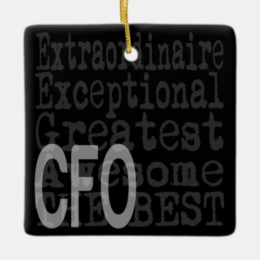 CFO Extraordinaire Keramisch Ornament (Voorkant)