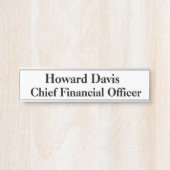 CFO Hanging Deurgebrandnaam Bord Deurbordje (Voorkant)