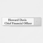 CFO Hanging Deurgebrandnaam Bord Deurbordje (Voorkant)