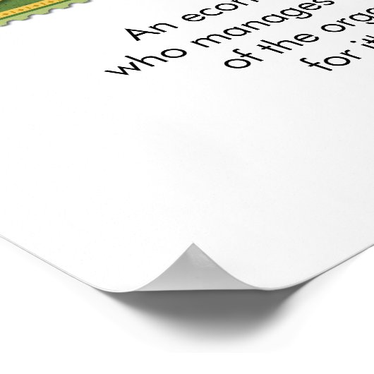 "CFO"-Poster Poster (Hoek)