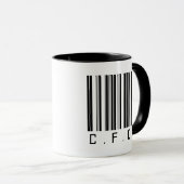 CFO-streepjescode Mok (Voorkant rechts)