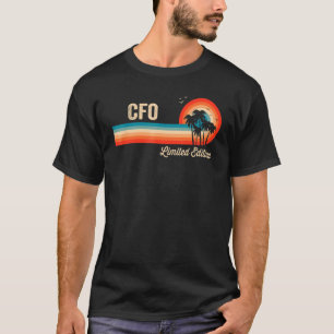 CFO Verjaardag Retro Mannen Vrouwen Papa T-shirt