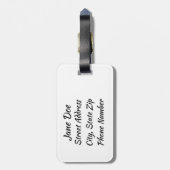 CFPW-Bagagelabels Bagagelabel (Achterkant verticaal)