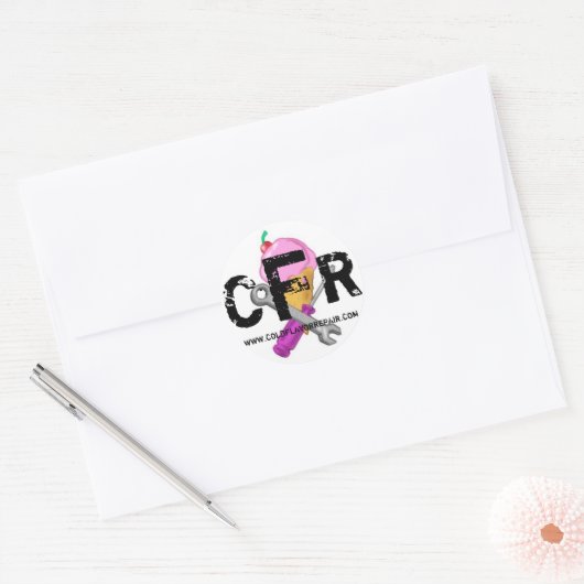 CFR LOGO STICKER 2008 - Gepersonaliseerd (Envelop)