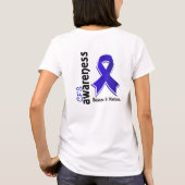 CFS Awareness 5 Chronic Fatigue Syndrome T-shirt (Achterkant)