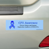 CFS Awareness Bumpersticker (Op auto)