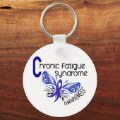 CFS chronische vermoeidheidssyndroom Tattoo Butter Sleutelhanger (Voorkant)