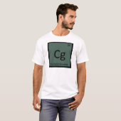 Cg - Boerenkool Groente Chemie Symbool T-shirt (Voorkant volledig)