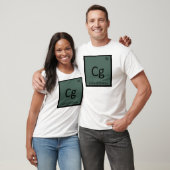 Cg - Boerenkool Groente Chemie Symbool T-shirt (Unisex)