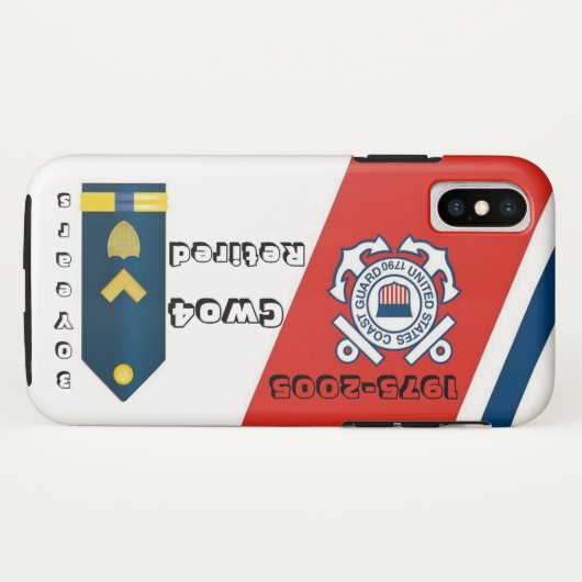 CG in ruste Case-Mate iPhone Case (Achterkant (horizontaal))