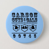 CGAG 3-inch BUTTON blu/wht/blk (Voorkant)