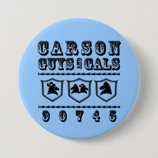 CGAG 3-inch BUTTON blu/wht/blk