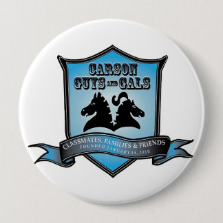 CGAG 4-inch BUTTON blu/wht