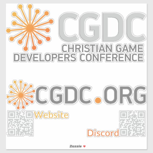 CGDC Conference - Vinyl Sticker (Vel)
