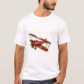 CGI Red Bi-plane T-shirt (Voorkant)