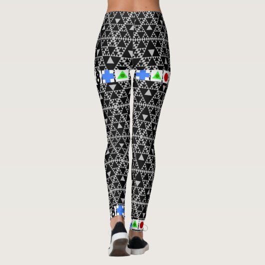 CGI, VFX, bewegingspatroon Leggings (Achterkant)