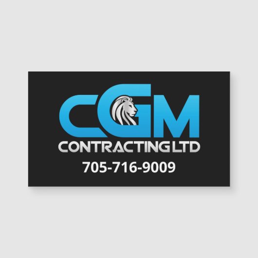 CGM-overeenkomst aangepast magnetisch Visitekaartj (Voorkant)