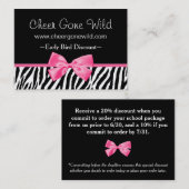 Cgw-temp-coupon, oorvogel kortingskaartje (Voorkant / Achterkant)