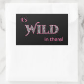 CGW-wildstickers Rechthoekige Sticker (Tas)