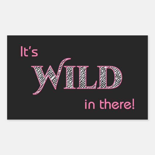 CGW-wildstickers Rechthoekige Sticker (Voorkant)