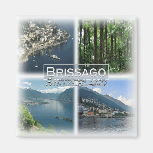 CH0283 Europa, Zwitserland, Brissago, Koelkast Magneet