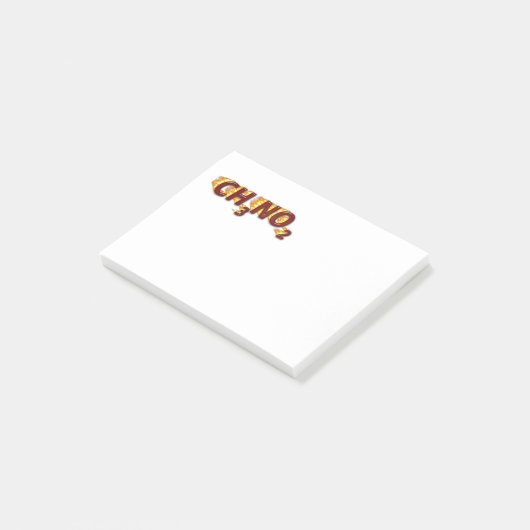 CH3NO2 - nitro Post-it® Notes (Schuin)
