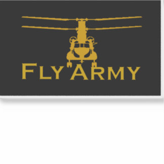 CH47 Chinook Fly Army Vinyl Decal Sticker