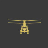 CH47 Chinook Fly Army Vinyl Decal Sticker (Voorkant)