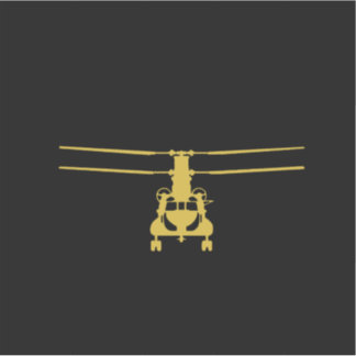 CH47 Chinook Fly Army Vinyl Decal Sticker