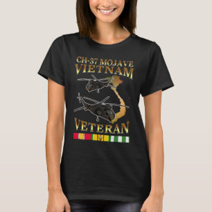 CH 37 mojave helikopter Vietnam oorlogsveteraan T-shirt