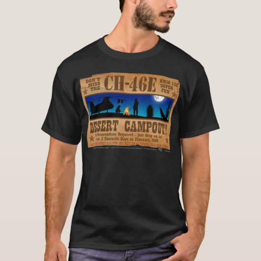 CH-46 Desert Campout T-shirt (Voorkant)