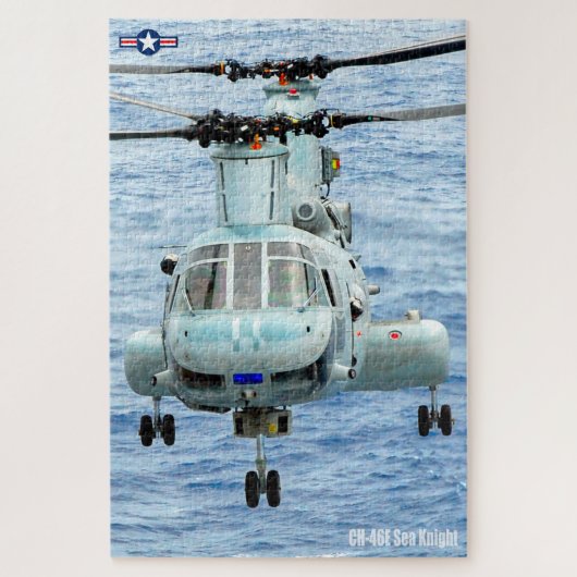CH-46E SEA KNIGHT (20x30 INCH) Legpuzzel (Verticaal)