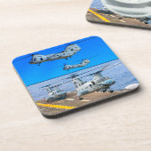 CH-46E ZEE KNIGHT BIER ONDERZETTER (Linkerzijde)