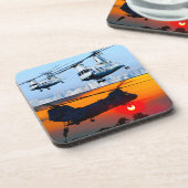 CH-46E ZEE KNIGHT BIER ONDERZETTER (Linkerzijde)