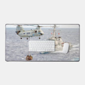 CH-46E ZEE KNIGHT en DDG 82 Bureaumat (Keyboard & Muis)