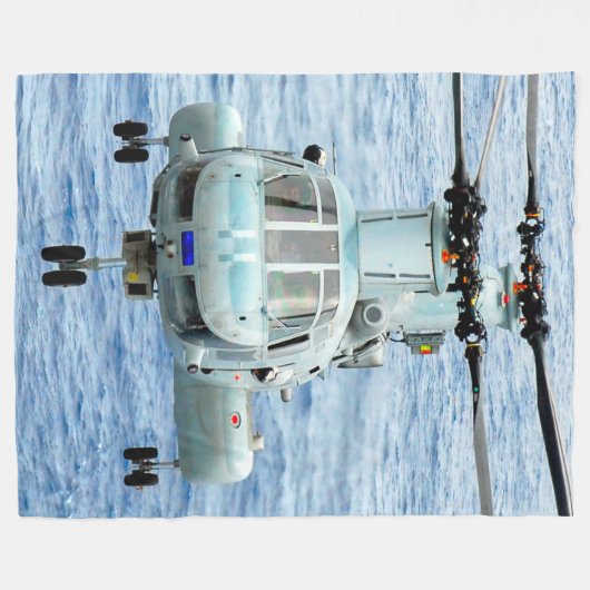 CH-46E ZEE KNIGHT FLEECE DEKEN (Voorkant (Horizontaal))