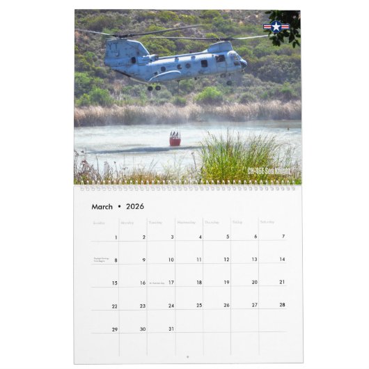 CH-46E ZEE KNIGHT KALENDER (Mar 2026)
