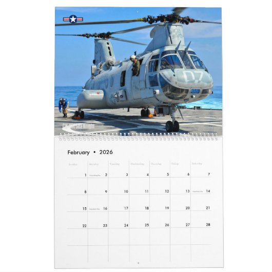 CH-46E ZEE KNIGHT KALENDER (Feb 2026)
