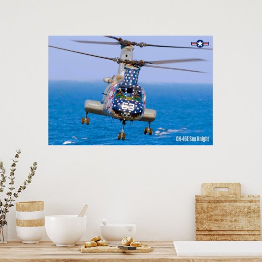CH-46E ZEE KNIGHT POSTER (Keuken)