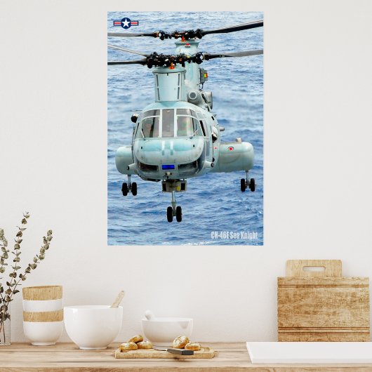 CH-46E ZEE KNIGHT POSTER (Keuken)