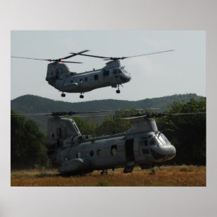 CH-46E Zee Knight Poster