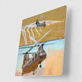 CH-46E ZEE KNIGHT VIERKANTE KLOK (Hoek)